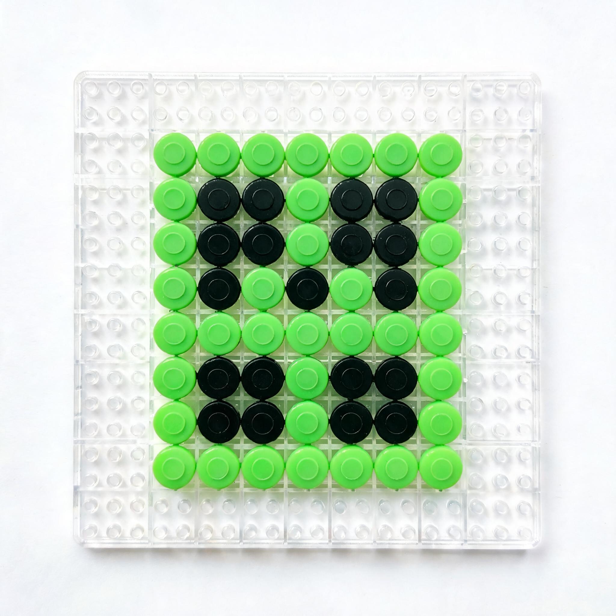 AI fuse bead effect of minecraft creeper